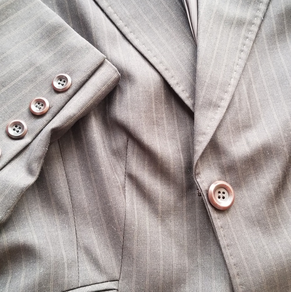 Dark brown women's pant suit